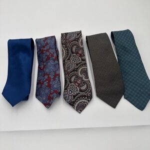 Silk Ties Lot Of 5